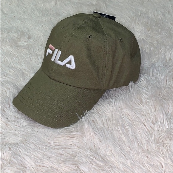 Fila Accessories - NWT GREEN EMBROIDERED FILA HAT